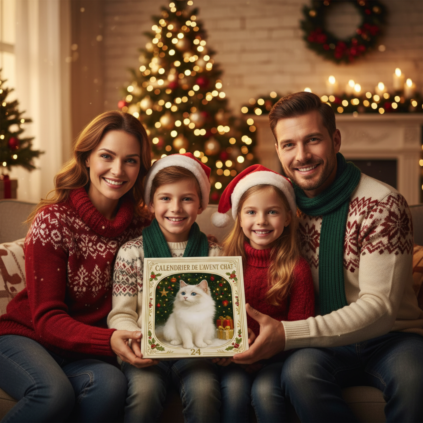 FelineJoy™ – Calendrier de l’Avent félin : 24 surprises festives pour les amoureux des chats !