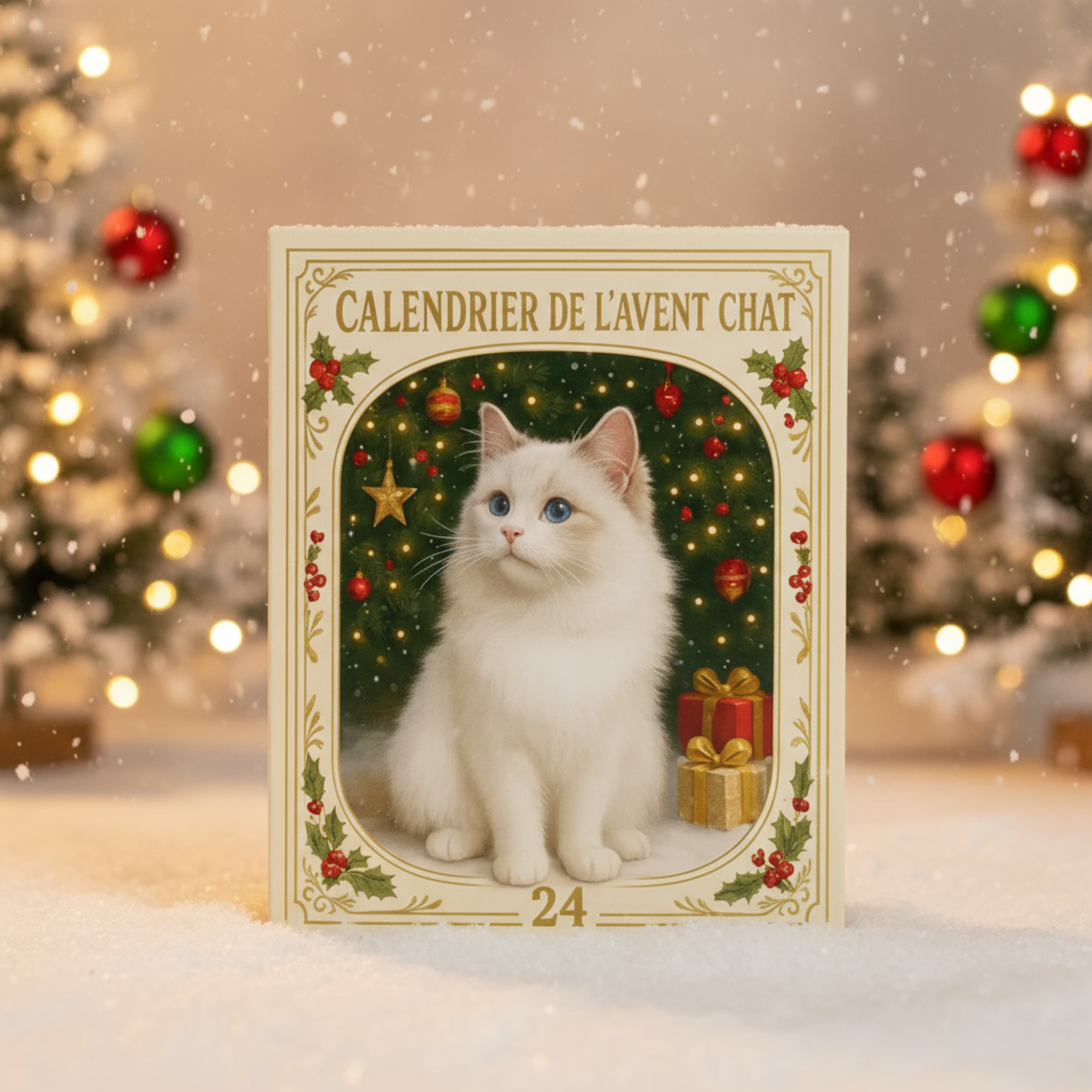 FelineJoy™ – Calendrier de l’Avent félin : 24 surprises festives pour les amoureux des chats !